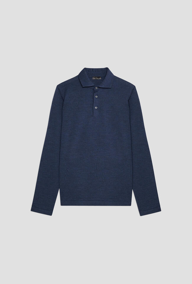 Polo in maglia con collo a camicia ESSENTIAL - Ferrante | img vers.1300x/